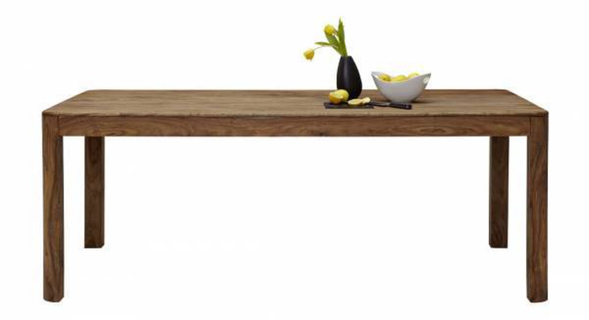 Tisch mit fester Platte WZ-0104 Dinett Holz 100 x 76 x 200 cm