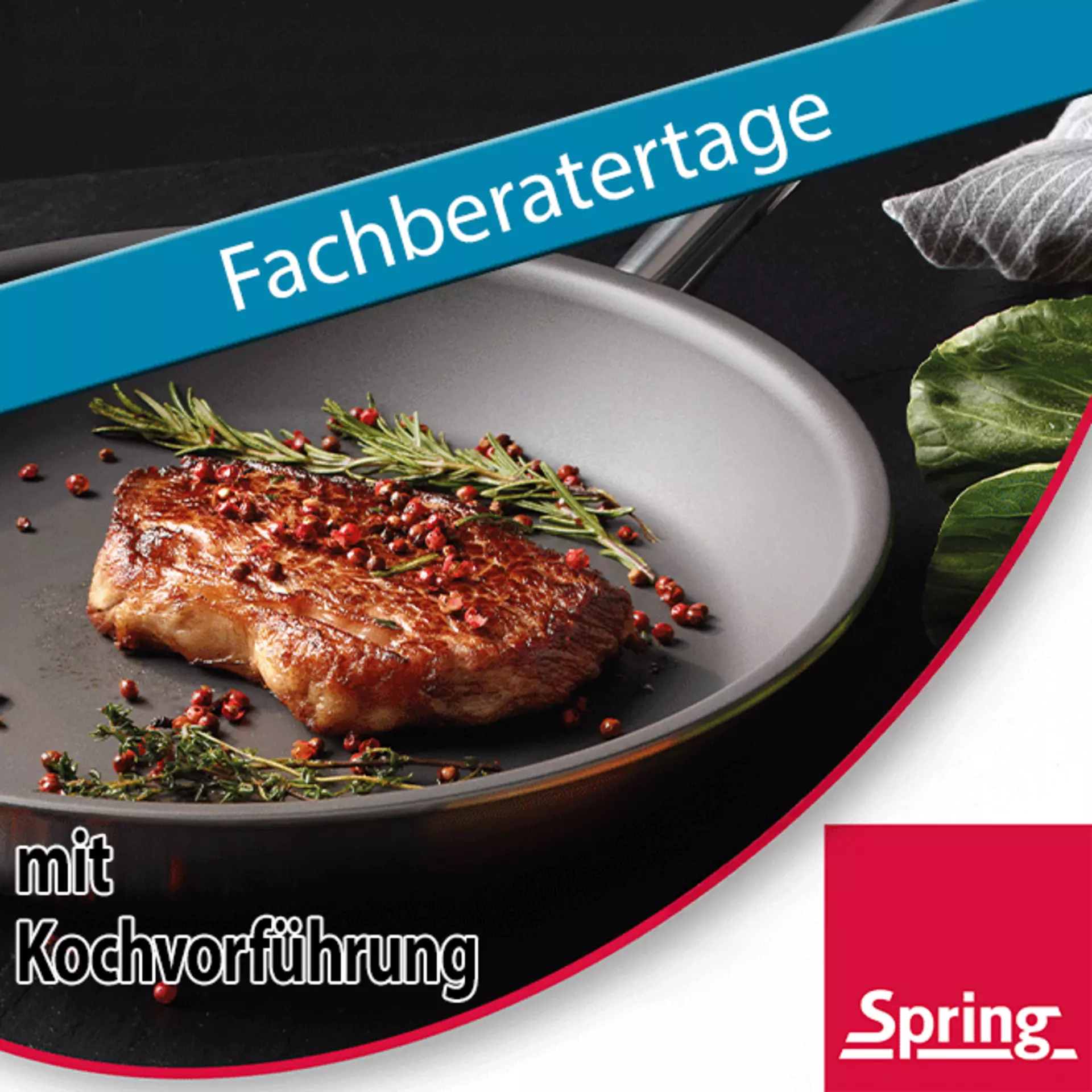 Spring Fachberatertage mit Pfannenvorführung bei Möbel Inhofer