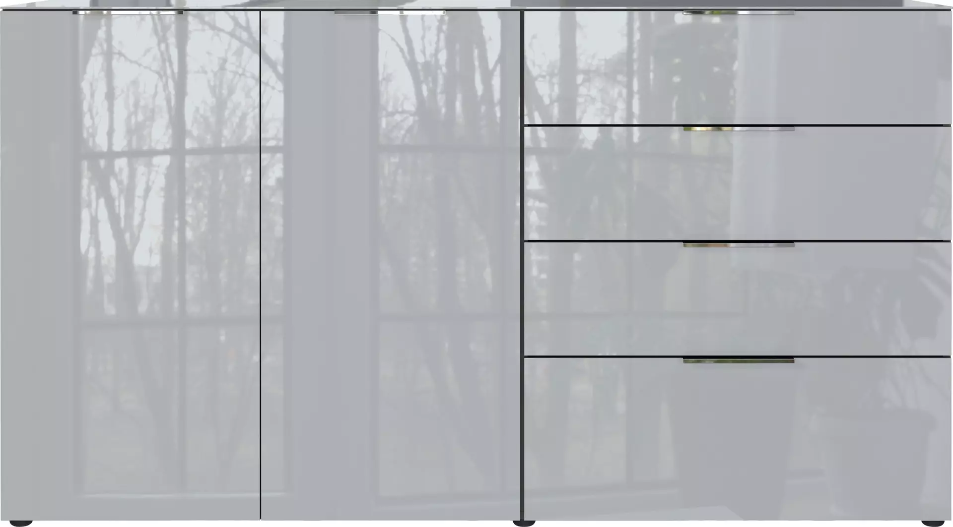 Sideboard GW-OAKLAND Germania Metall 42 x 102 x 184 cm