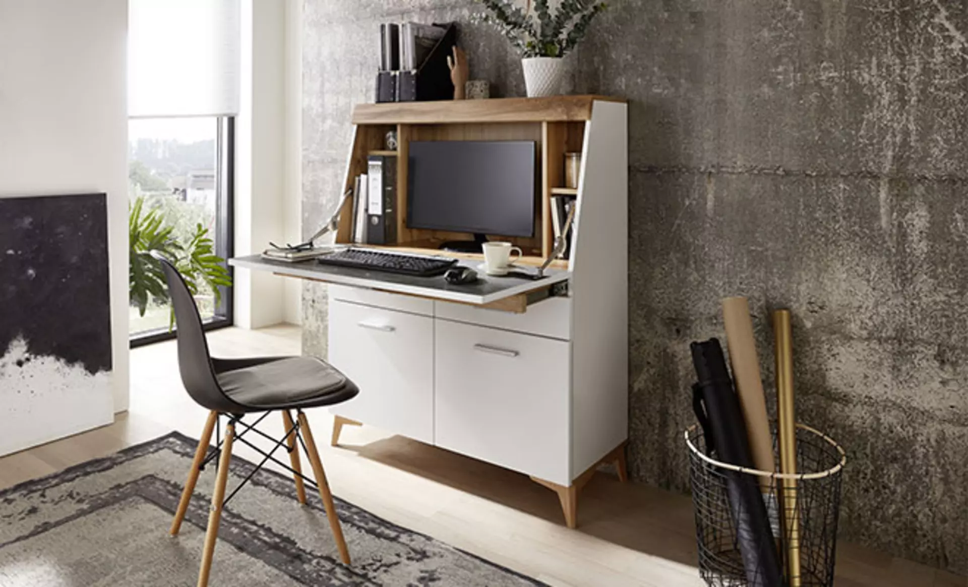 Der Innostyle Sekretär Secret in weiß