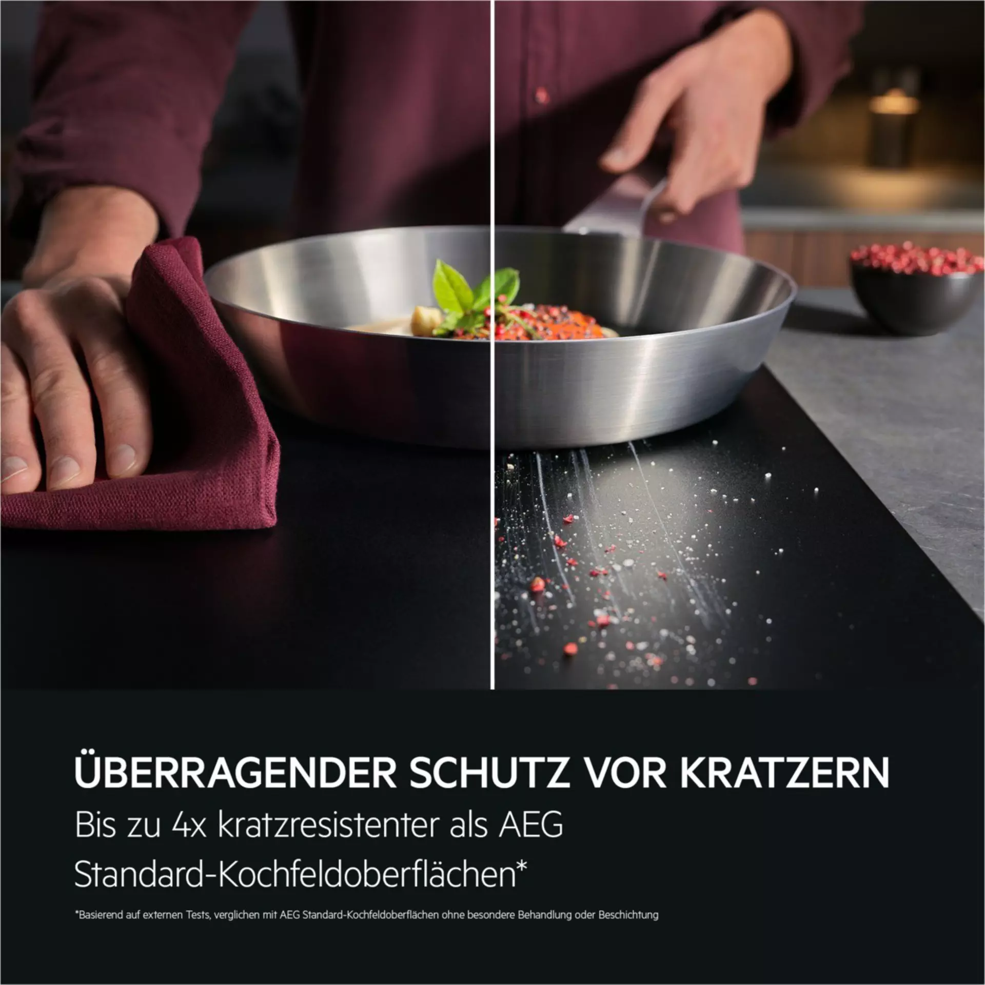 Kochfeld KID6857IS AEG Glas 77 x 49 x 51 cm