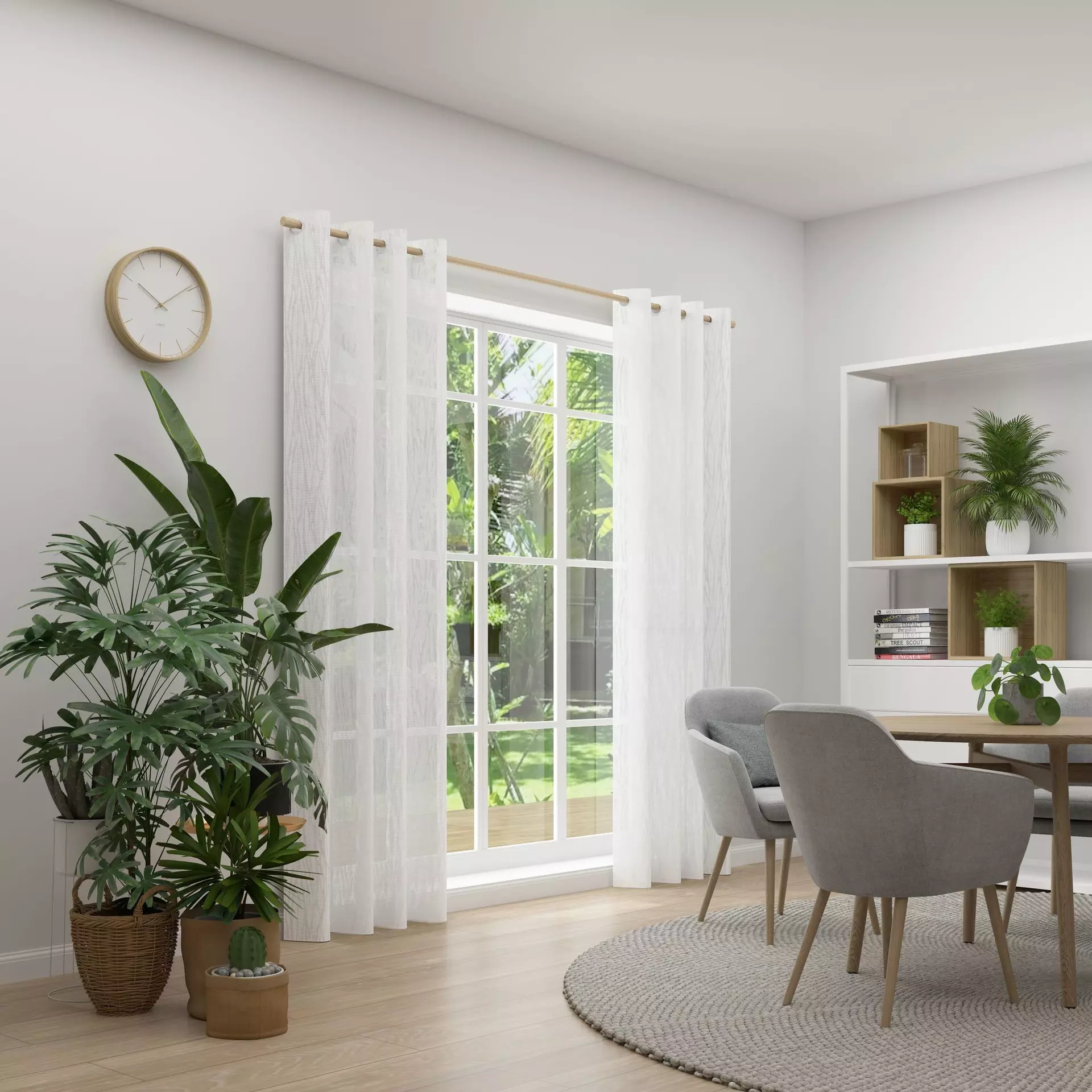 Ösenschal RAYA Neutex for you Textil 142 x 245 cm