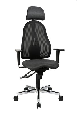 Bild von Büro-Drehstuhl Textil schwarz Topstar