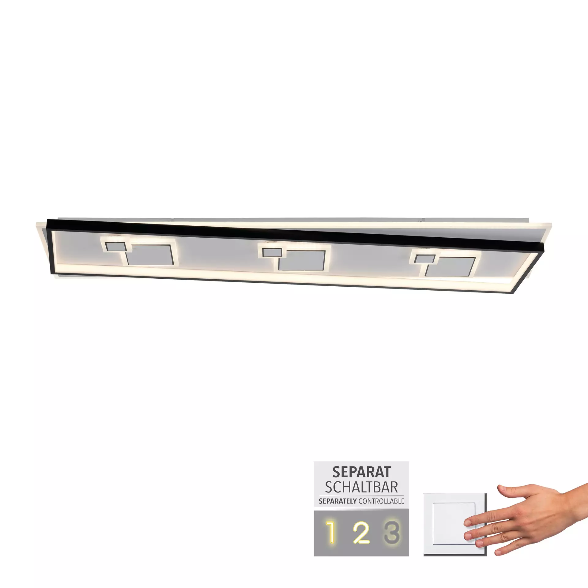 Deckenleuchte MAILAK Paul Neuhaus Metall 97 x 5 x 30 cm