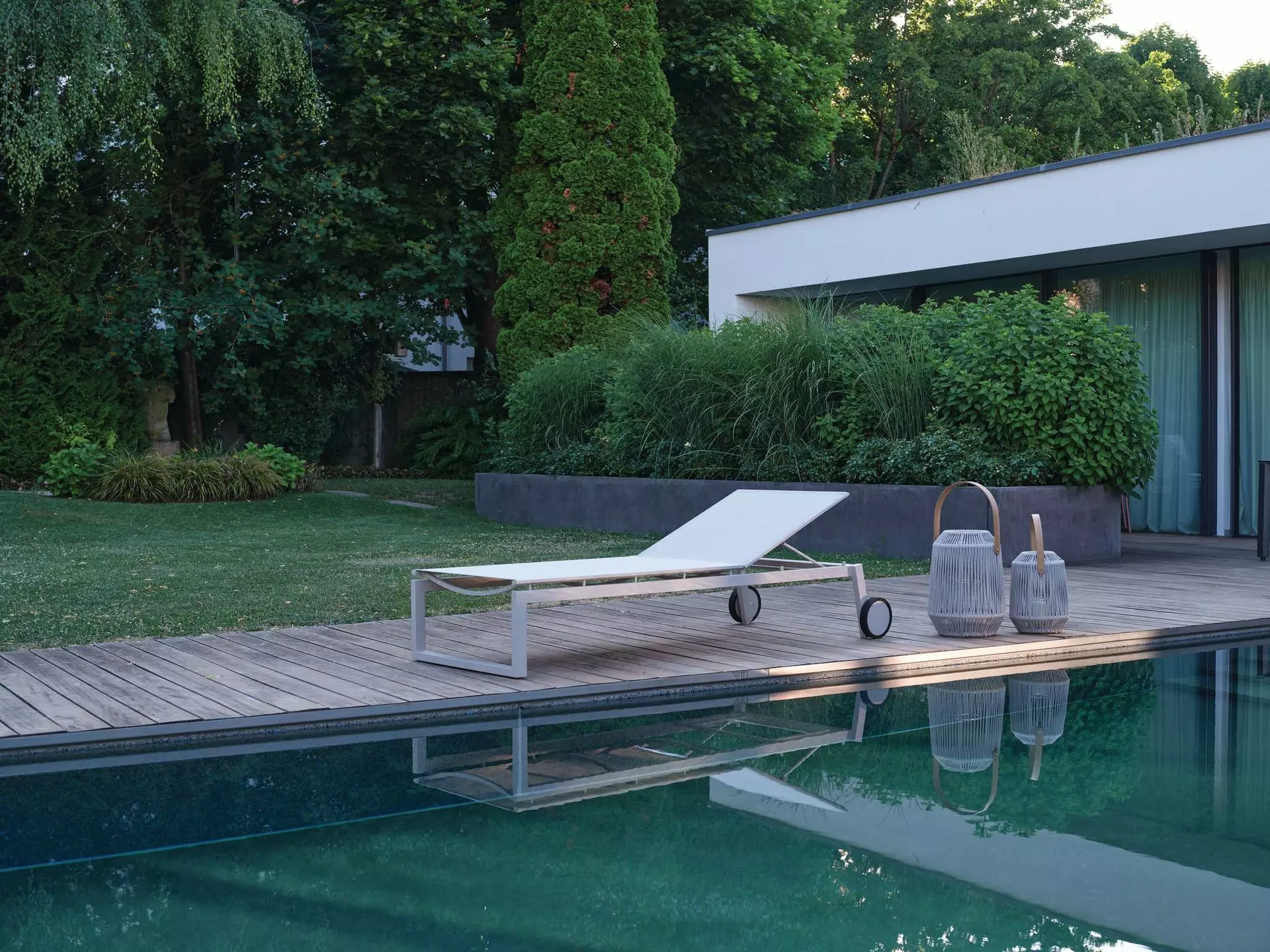 Gartenliege ROBIN Stern Garten- und Freizeitmöbel Textil 92 x 39 x 215 cm