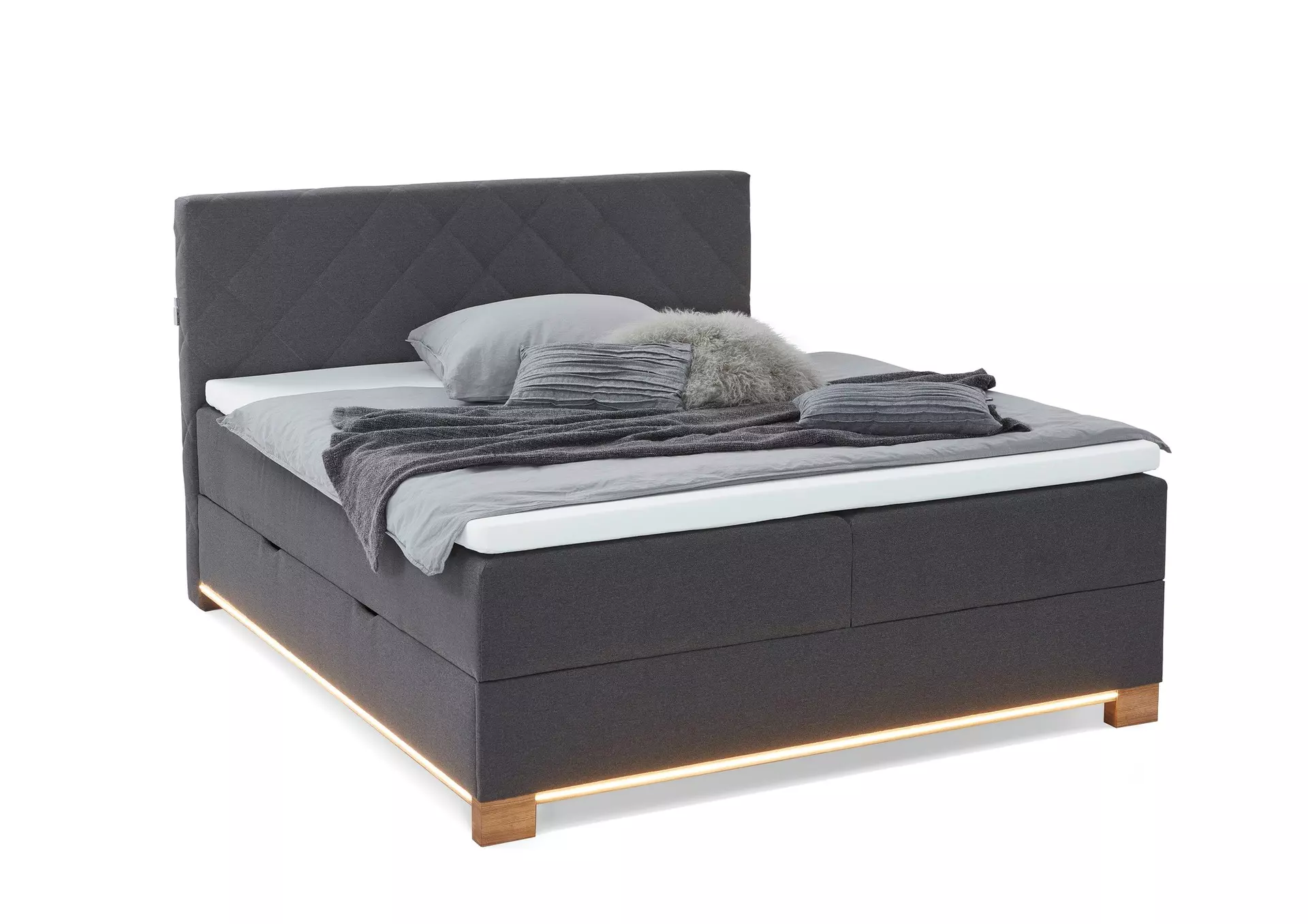 Boxspringbett MESSINA Meise Möbel Textil 368 x 118 x 108 cm