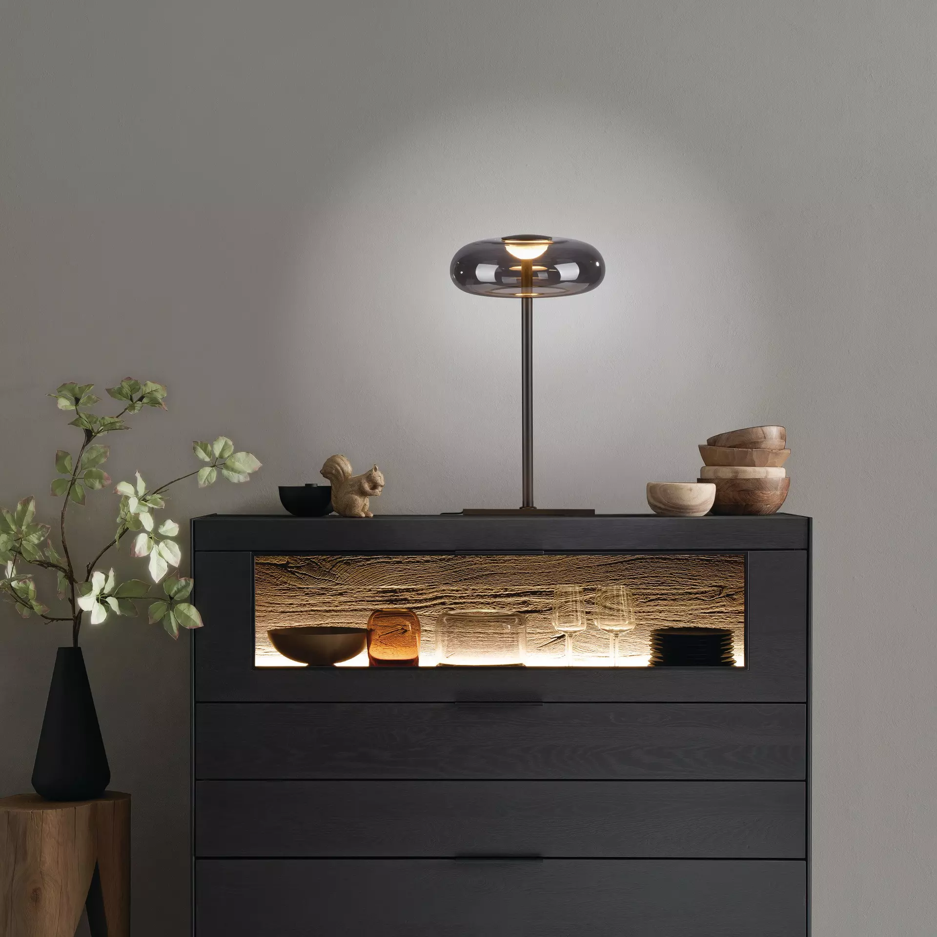 Tischleuchte SW POSH SCHÖNER WOHNEN-Kollektion Metall 22 x 45 x 22 cm