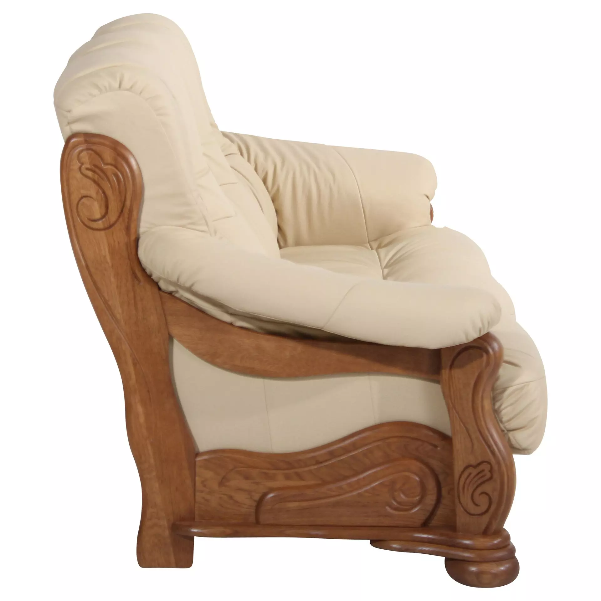 Sofa 3-Sitzer Tennessee Max Winzer Leder 95 x 95 x 205 cm