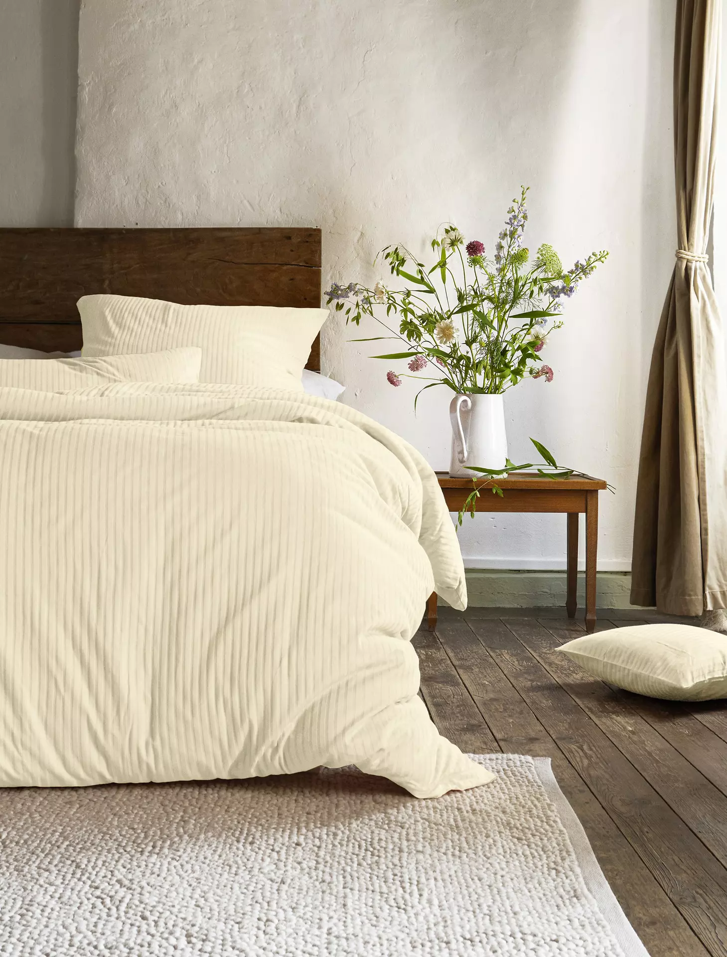 Jersey-Bettwäsche Premium Lumen Irisette Textil 135 x 200 cm