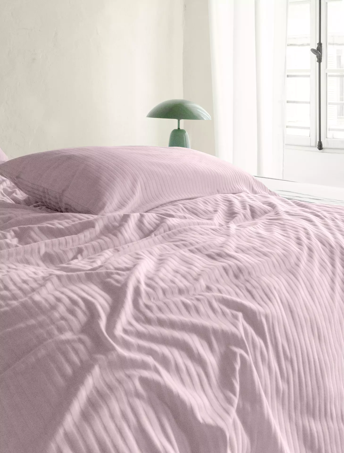 Jersey-Bettwäsche Premium Lumen Irisette Textil 155 x 220 cm