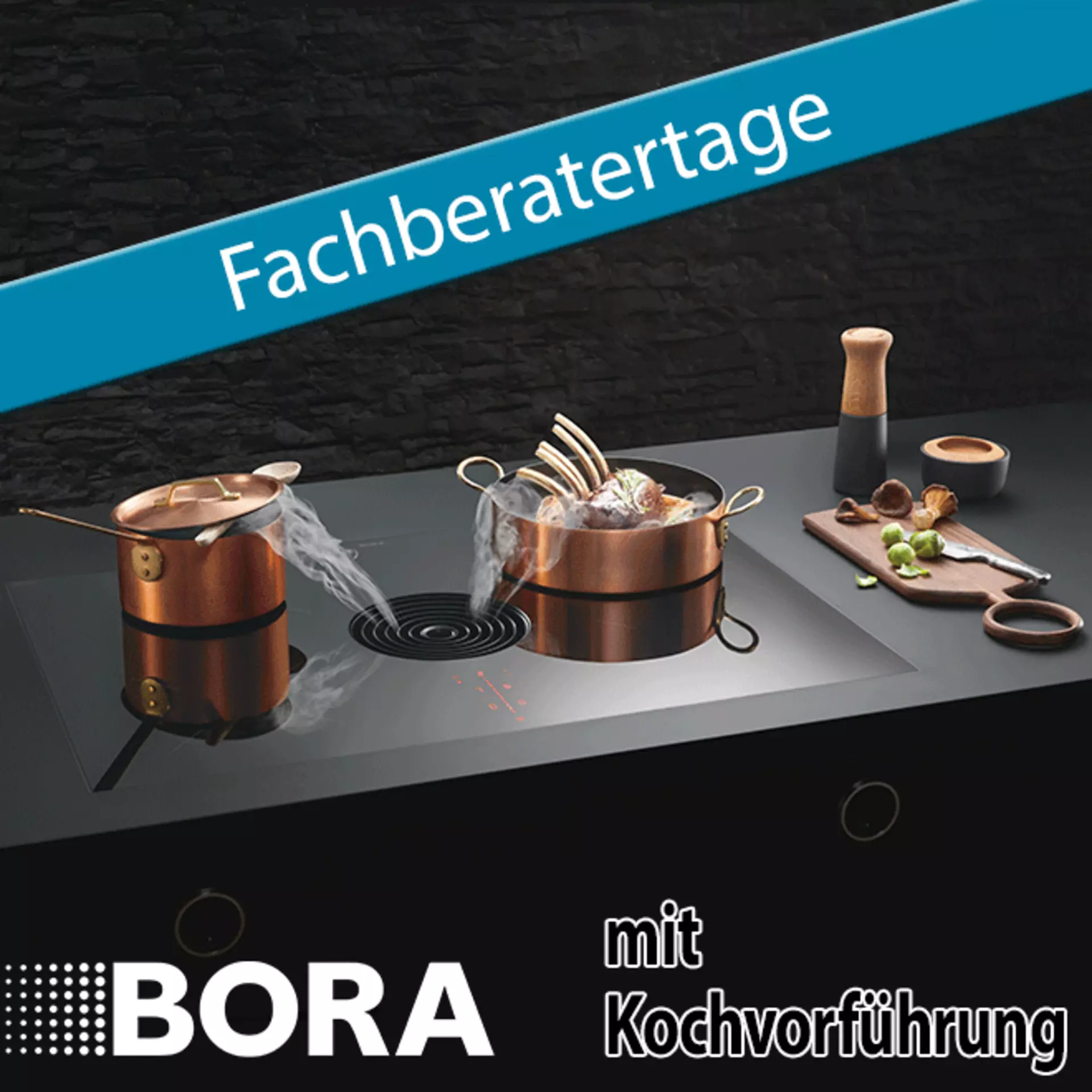 BORA Fachberatertage mit Kochvorführung bei Möbel Inhofer
