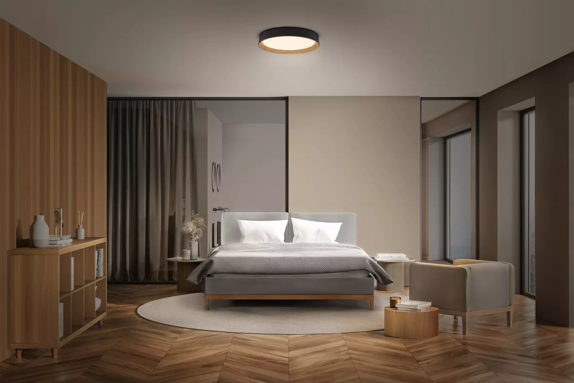 Deckenleuchte Larios OSRAM Metall 