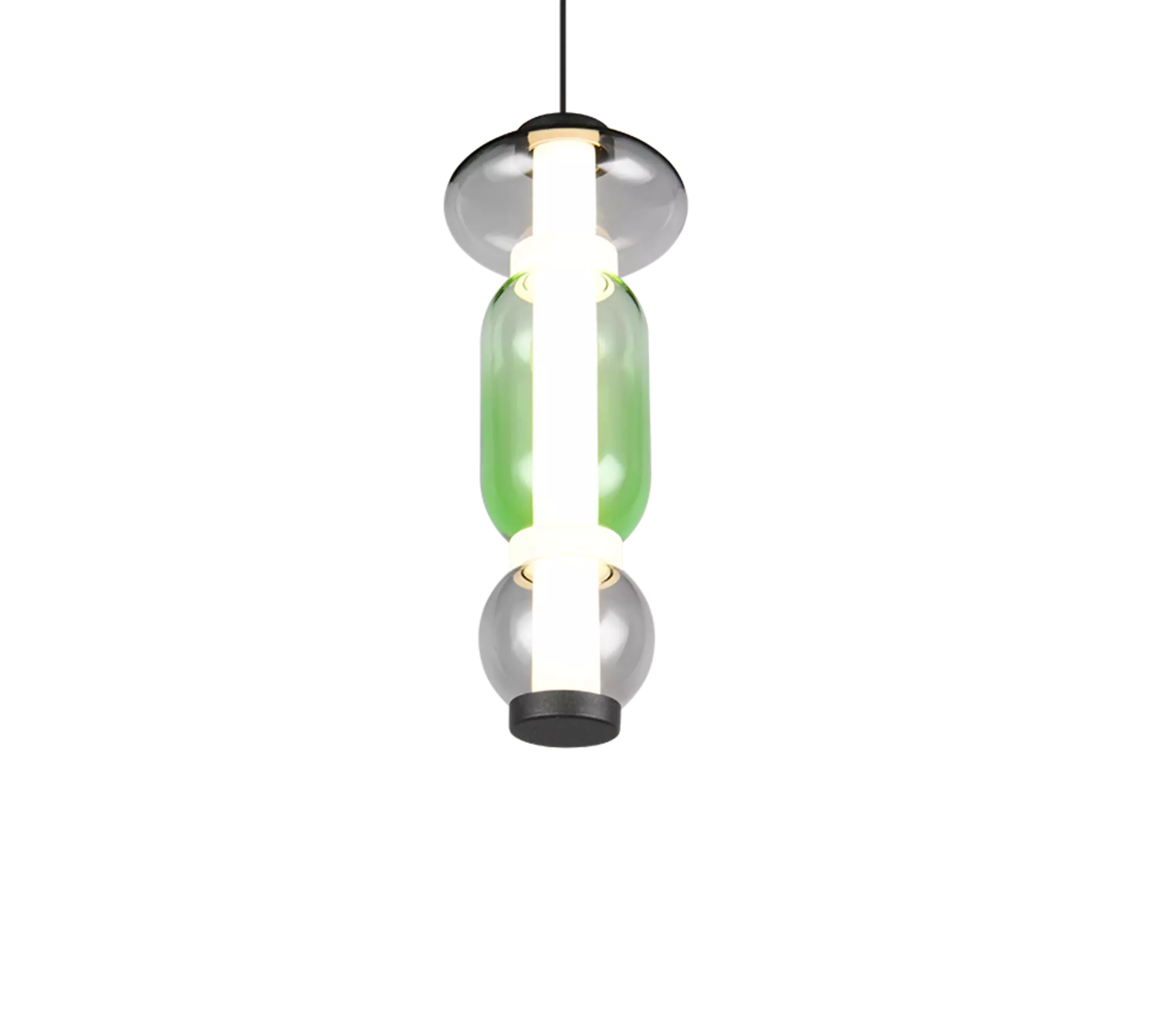 Hängeleuchte Minerva Trio Leuchten Metall 14 x 200 x 14 cm