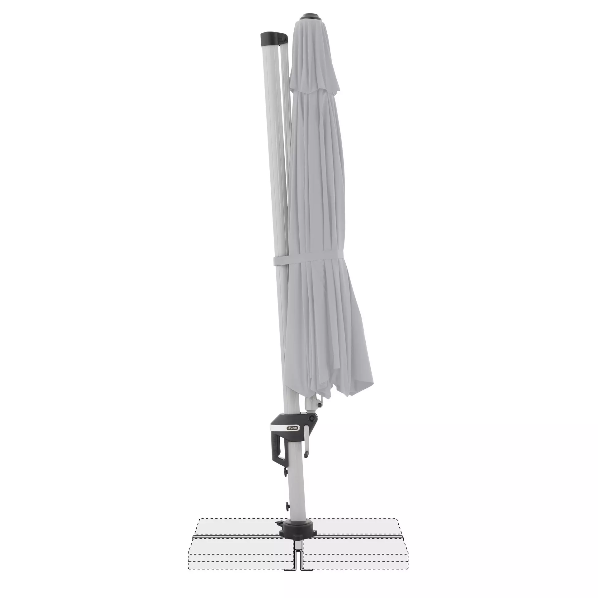 Sonnenschirm Active Doppler Textil 372 x 271 x 372 cm