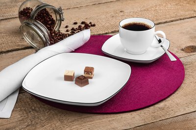 2. Bild von Kaffeeservice Keramik weiß