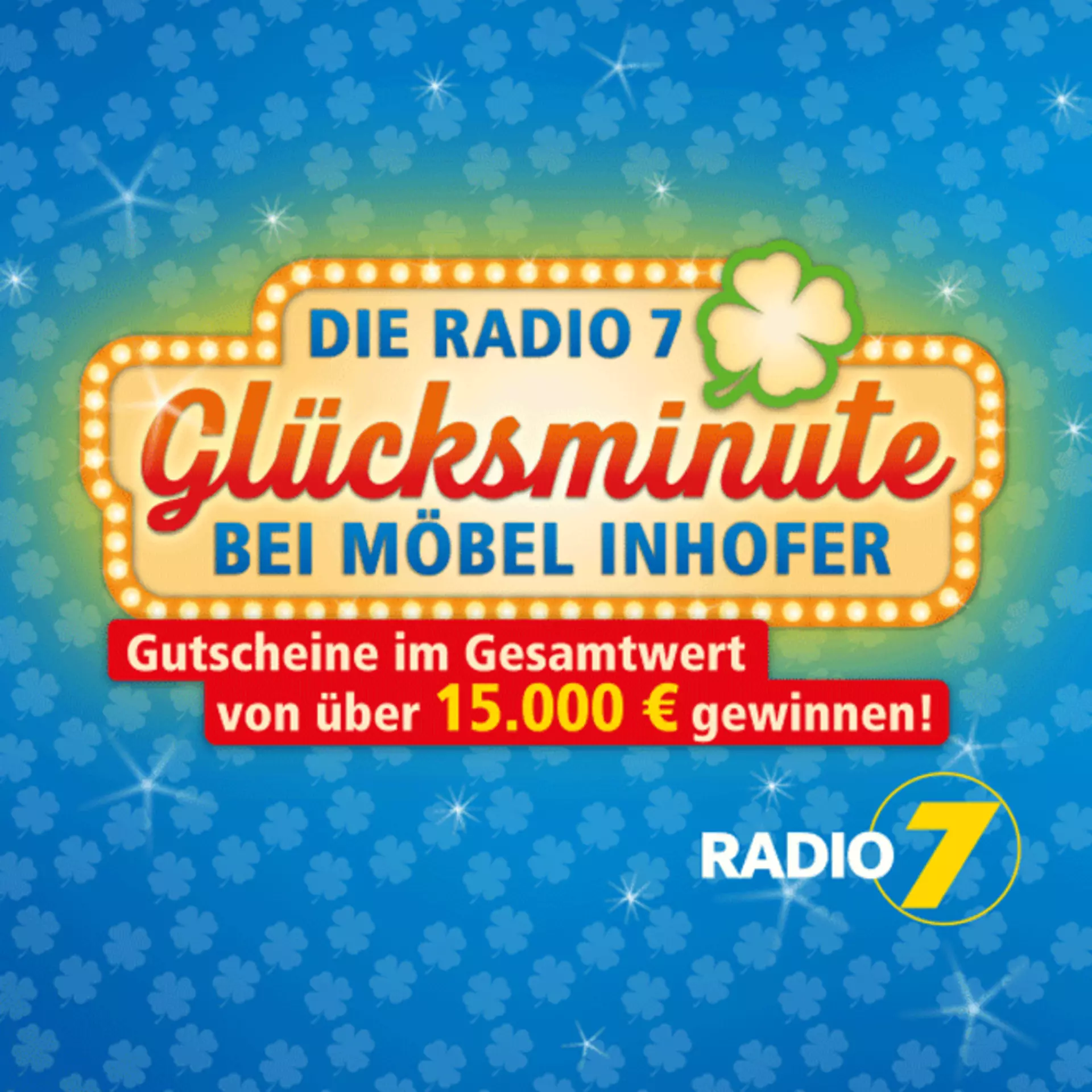 Die Radio 7 Glücksminute bei Möbel Inhofer
