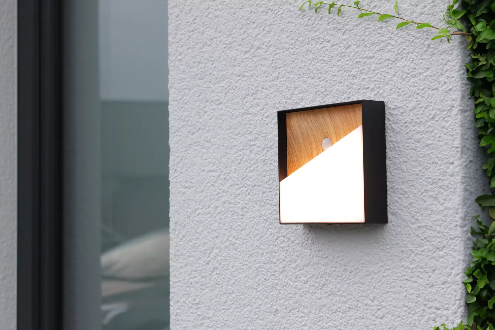 Wand-Aussenleuchte MEG Eco-Light Metall 15 x 4 x 15 cm