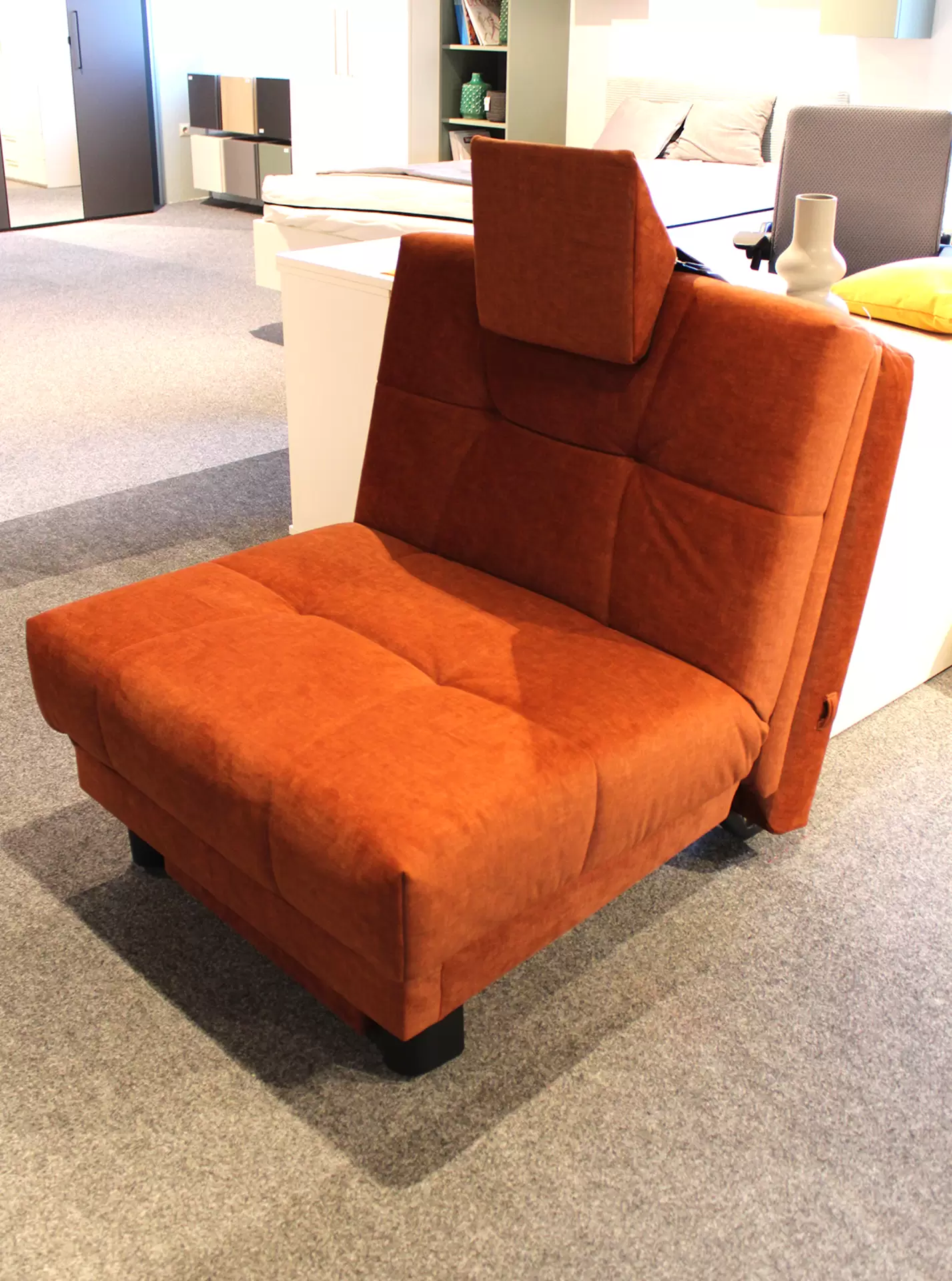 Faltsessel MAYLA Bezug Stoff terra (orange)