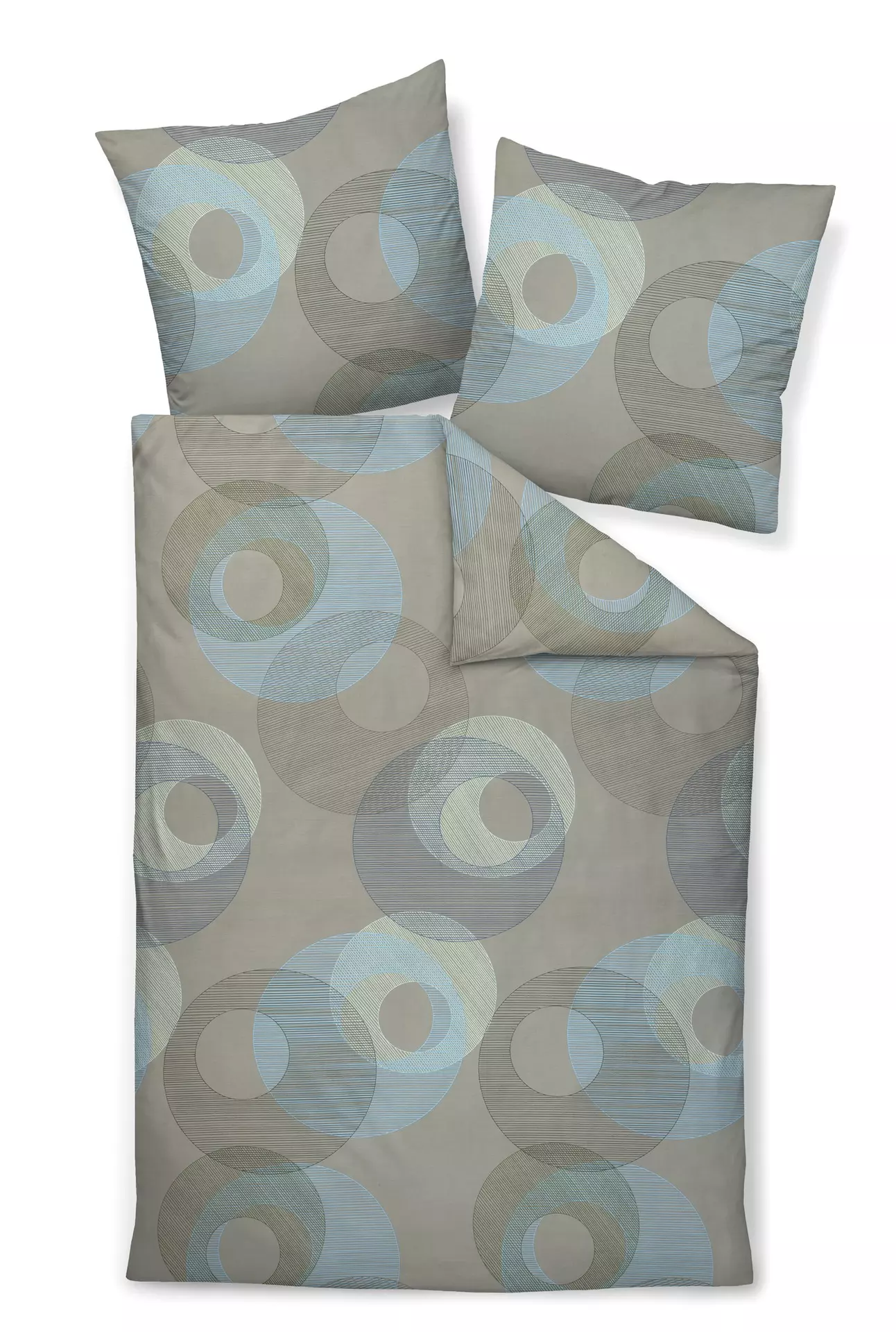 Satin-Bettwäsche Palermo Janine Textil 135 x 200 cm