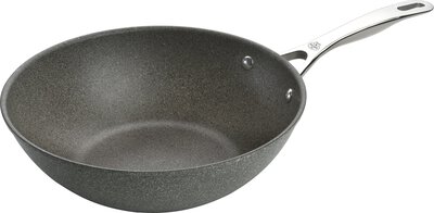 Bild von Wok Metall grau