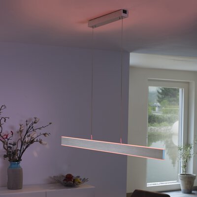 4. Bild von Hängeleuchte LED Fernbedienung silber