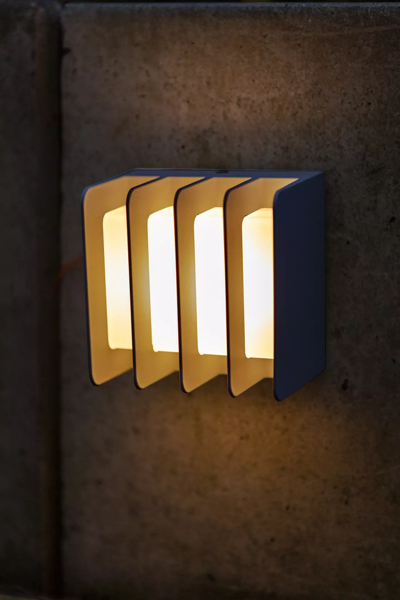 Wand-Aussenleuchte GRIDY Eco-Light Metall 11 x 11 x 7 cm