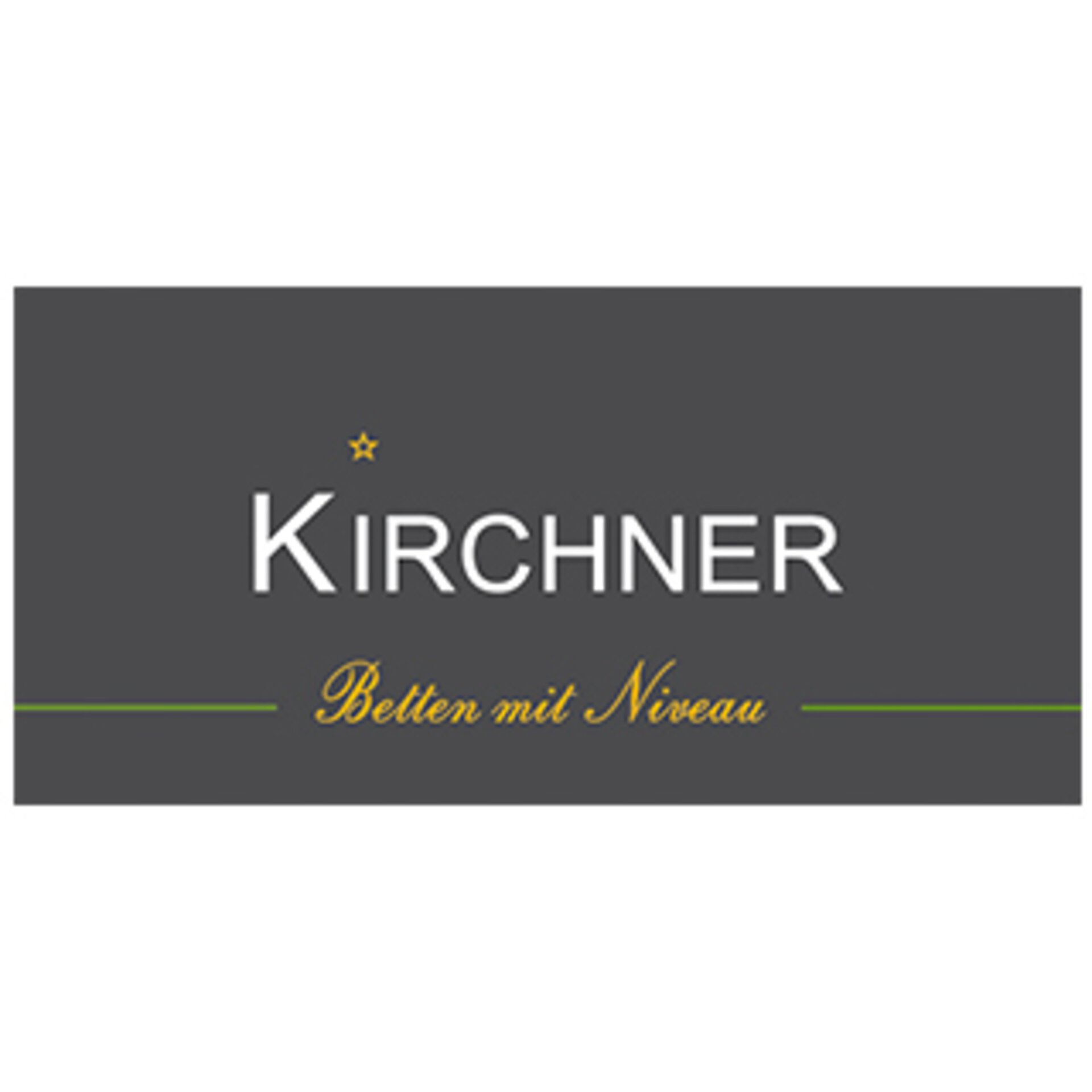 Logo "KIRCHNER - Betten mit Niveau"