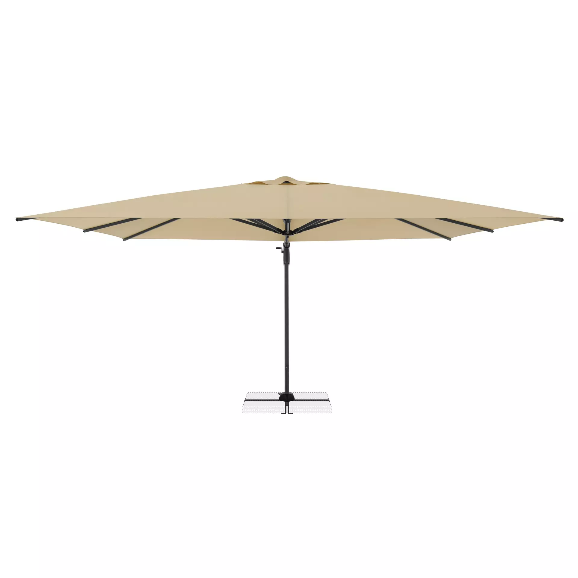 Sonnenschirm Life Side Doppler Textil 