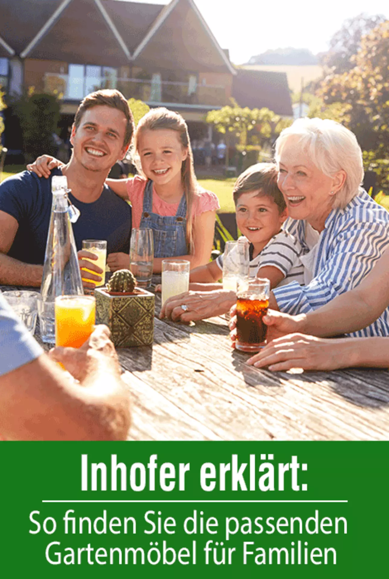 Wohntipp Teaser für Gartenmöbel für Familien