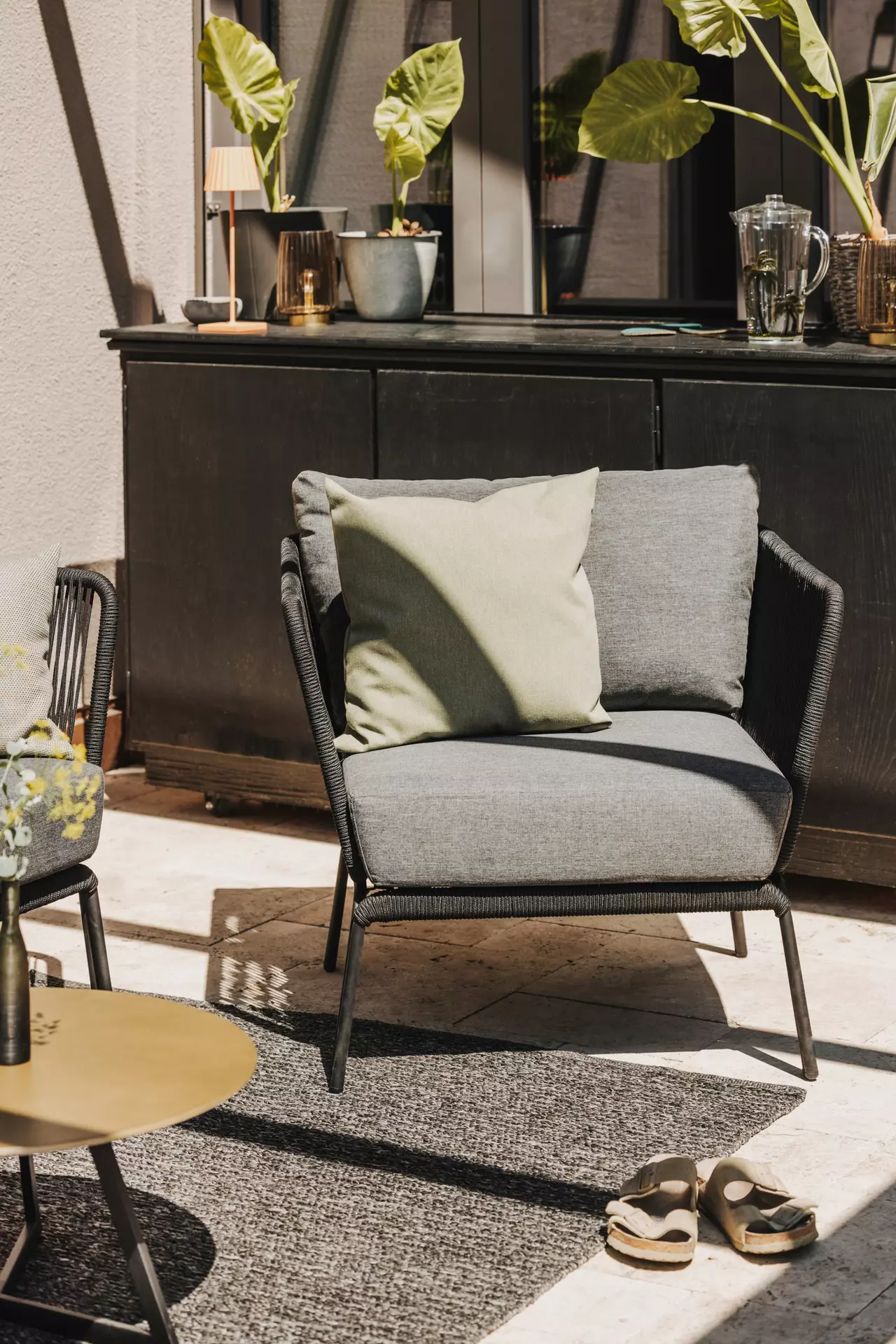 Loungesessel Lion Cosmic Textil 76 x 70 x 90 cm