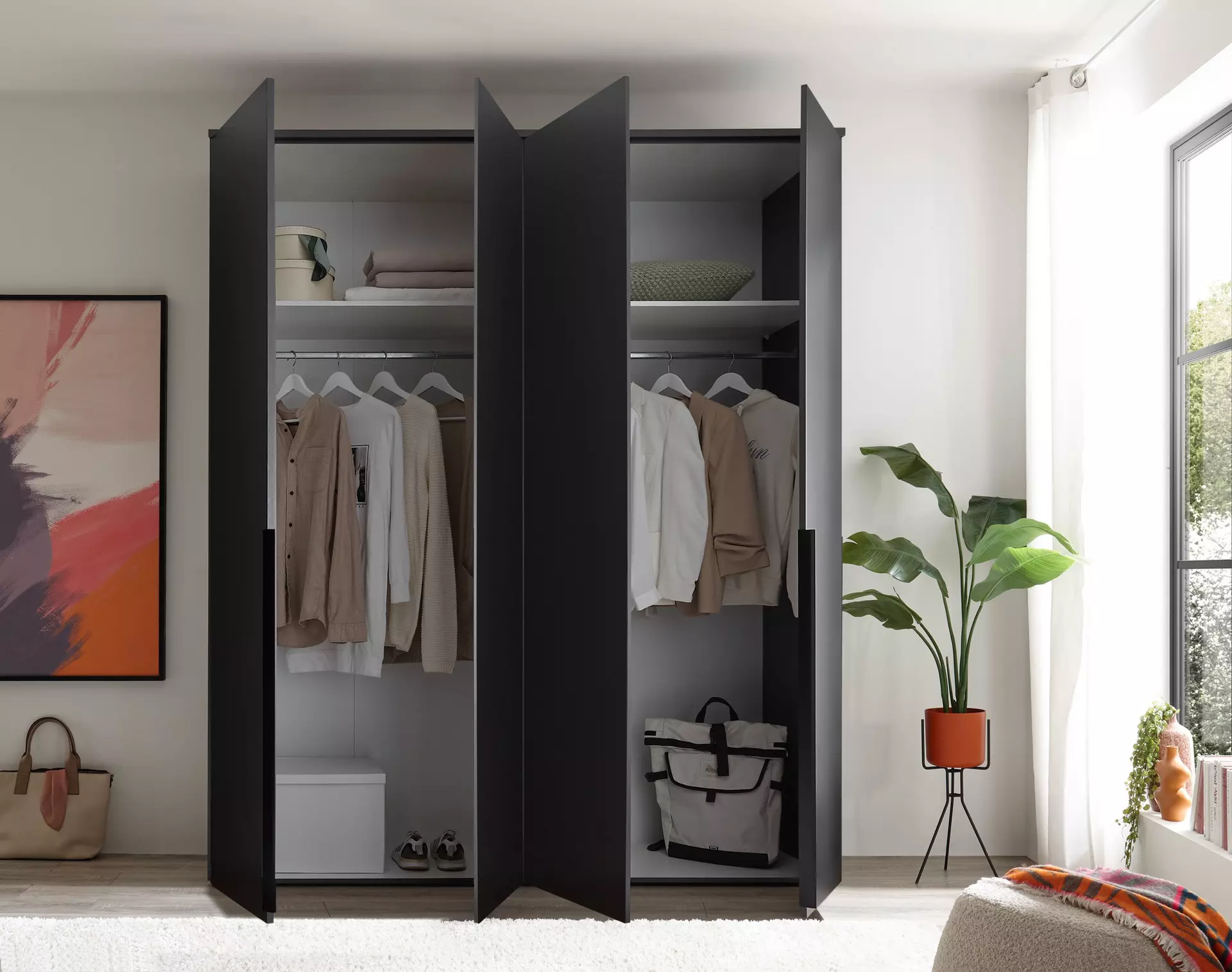 Drehtürenschrank KEVO Dreamoro Holzwerkstoff 52 x 225 x 180 cm