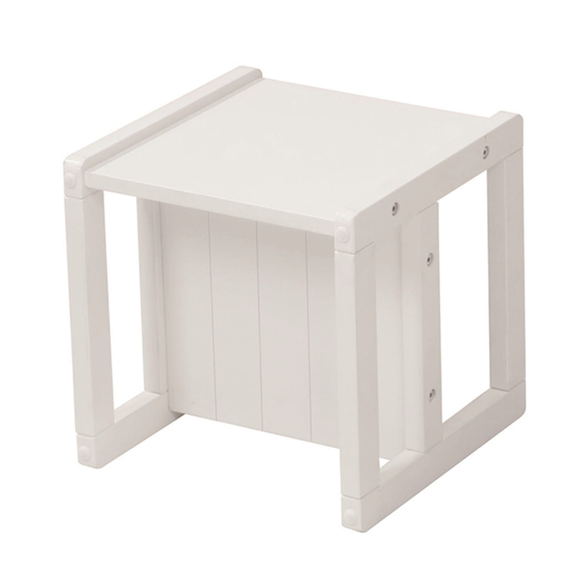 Sitzhocker Roba Baumann Holzwerkstoff weiß ca. 30x30x30 cm | Möbel Inhofer