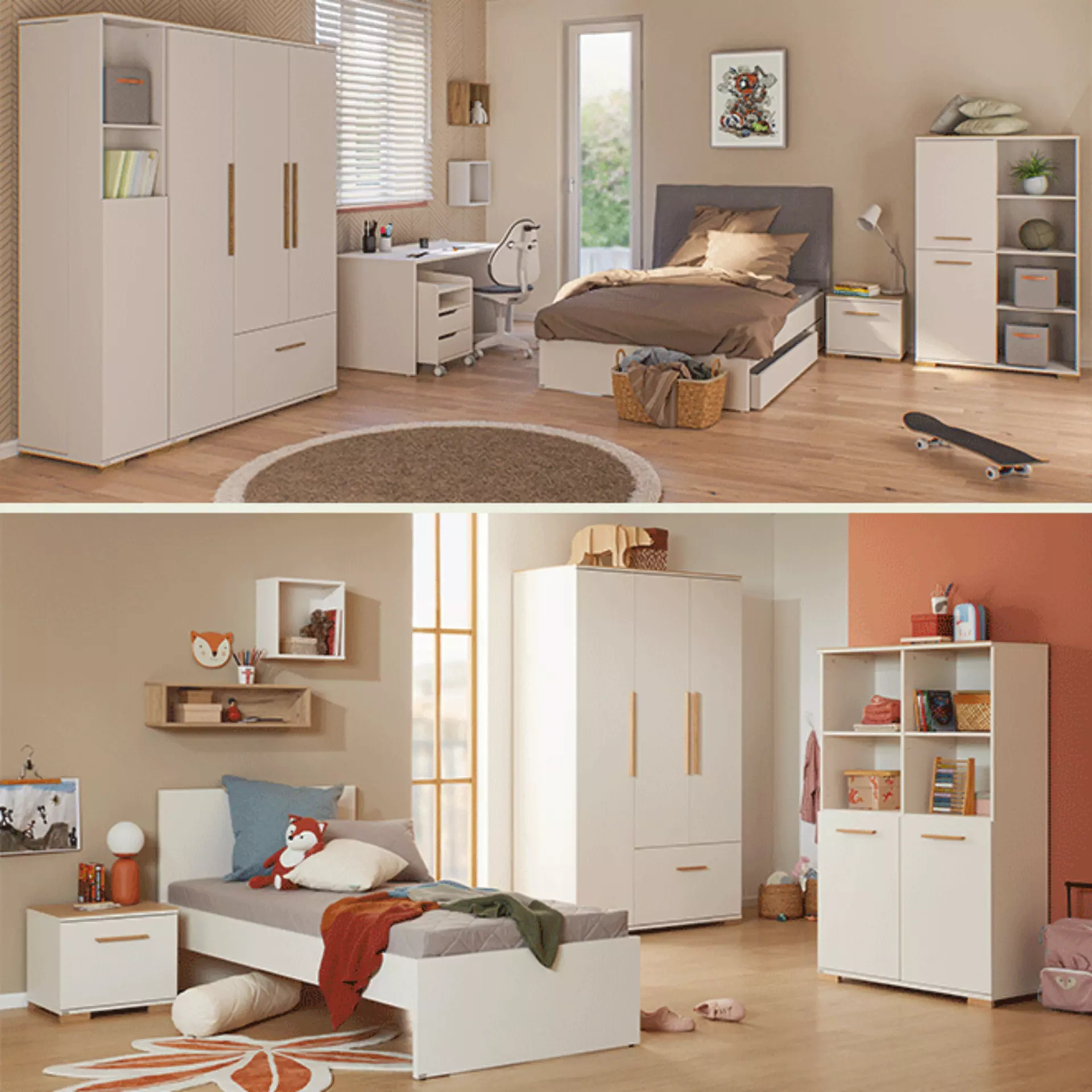 Mitwachsendes Kinder- und Jugendzimmer der Enie-Serie von Paidi