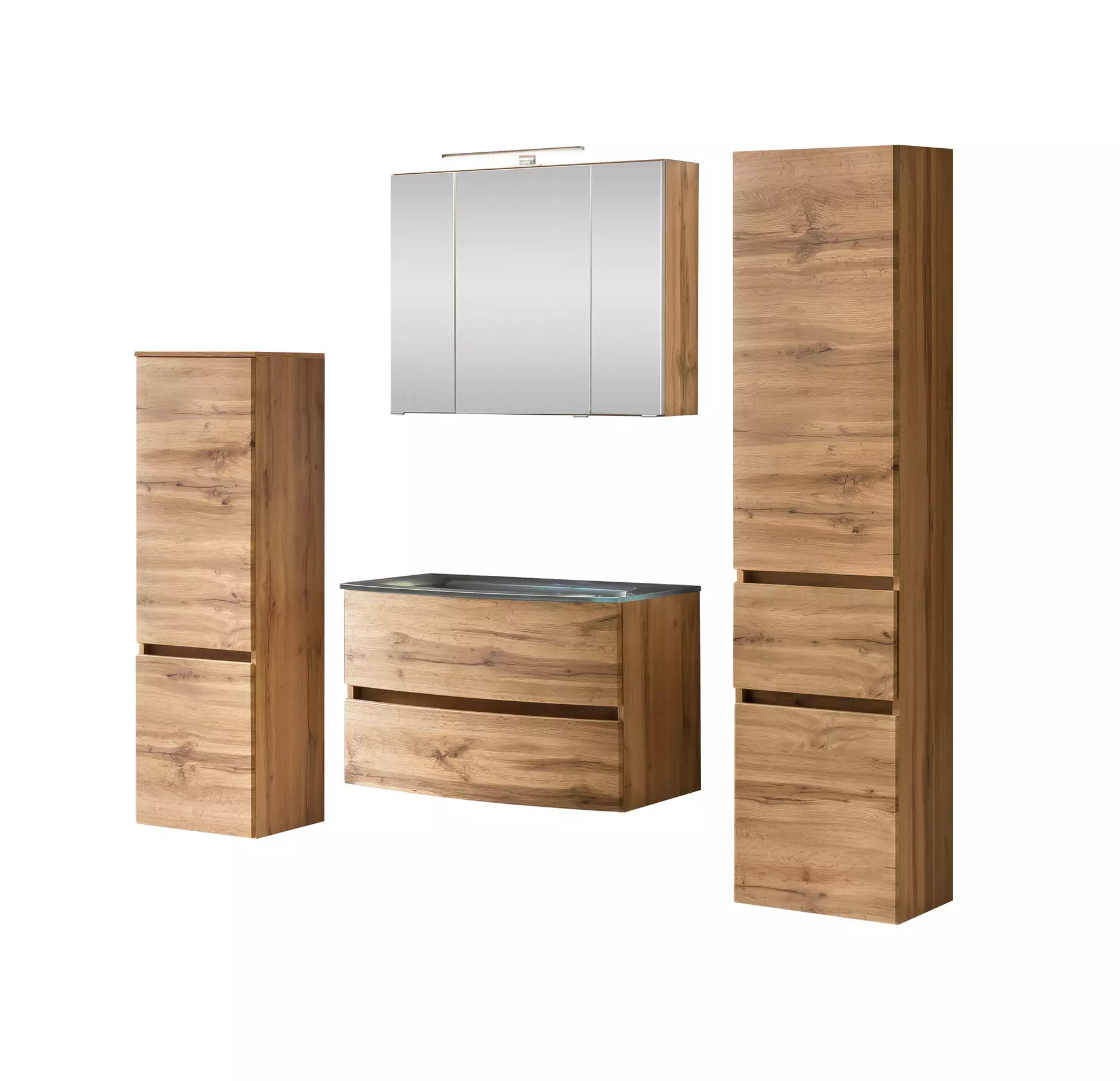 Badmöbelset Kopenhagen Coco Badwelten Holzwerkstoff 49 x 53 x 80 cm