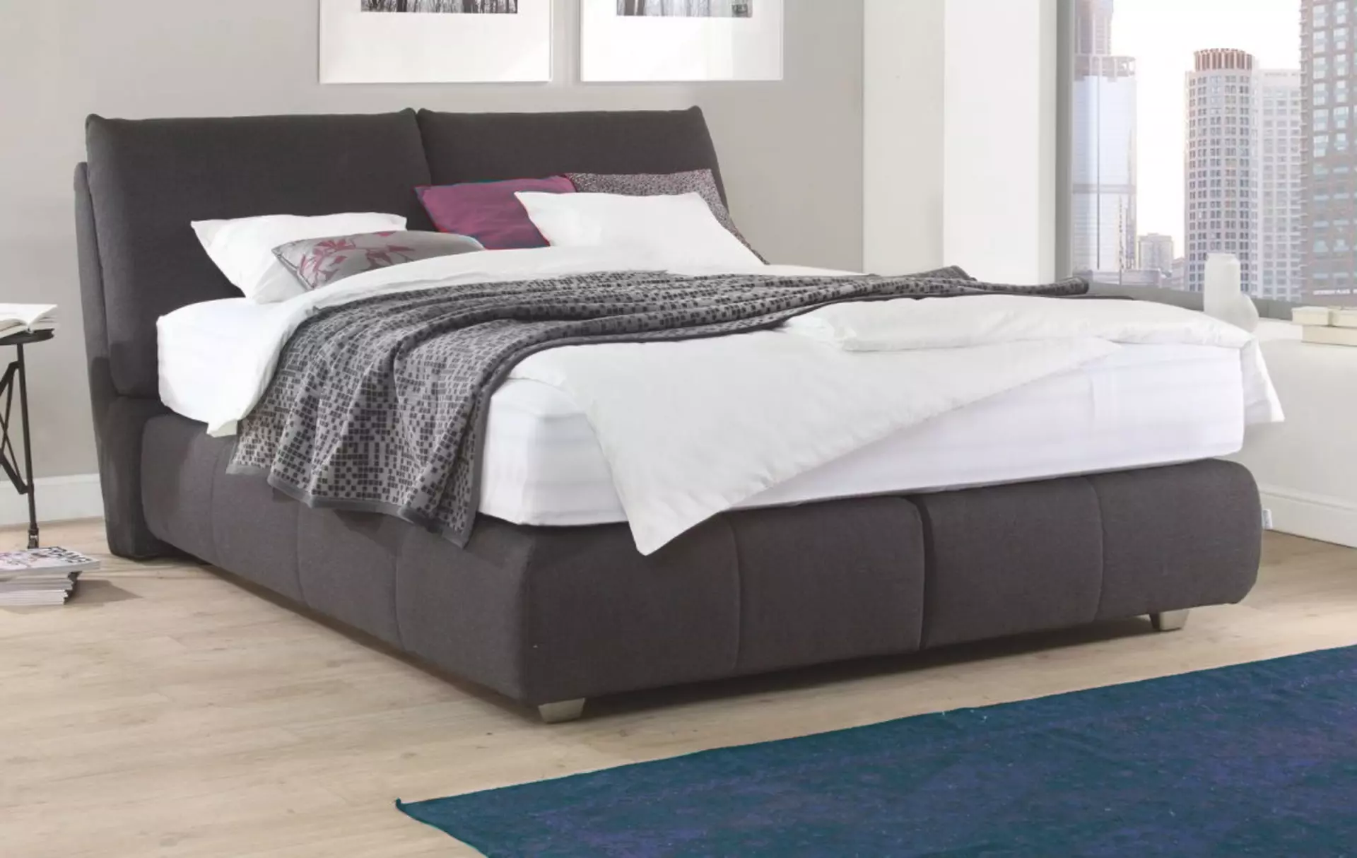 Boxspringbett SUPREME COMFORT MONDO Textil 187 x 41 x 205 cm