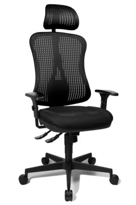 Bild von Büro-Drehstuhl Kunststoff schwarz Topstar