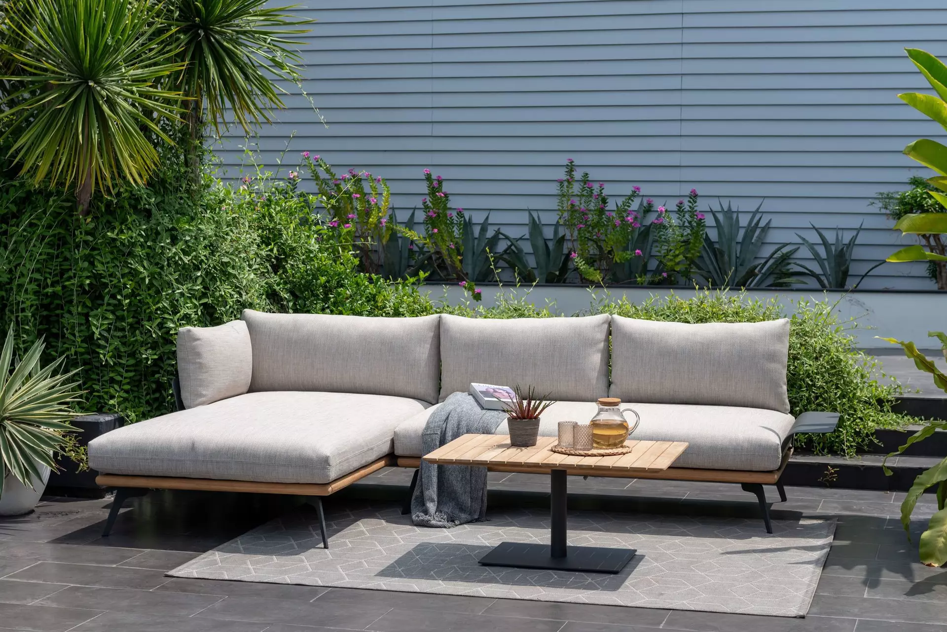 Gartentisch PEARL Outdoor Metall 60 x 42 x 89 cm