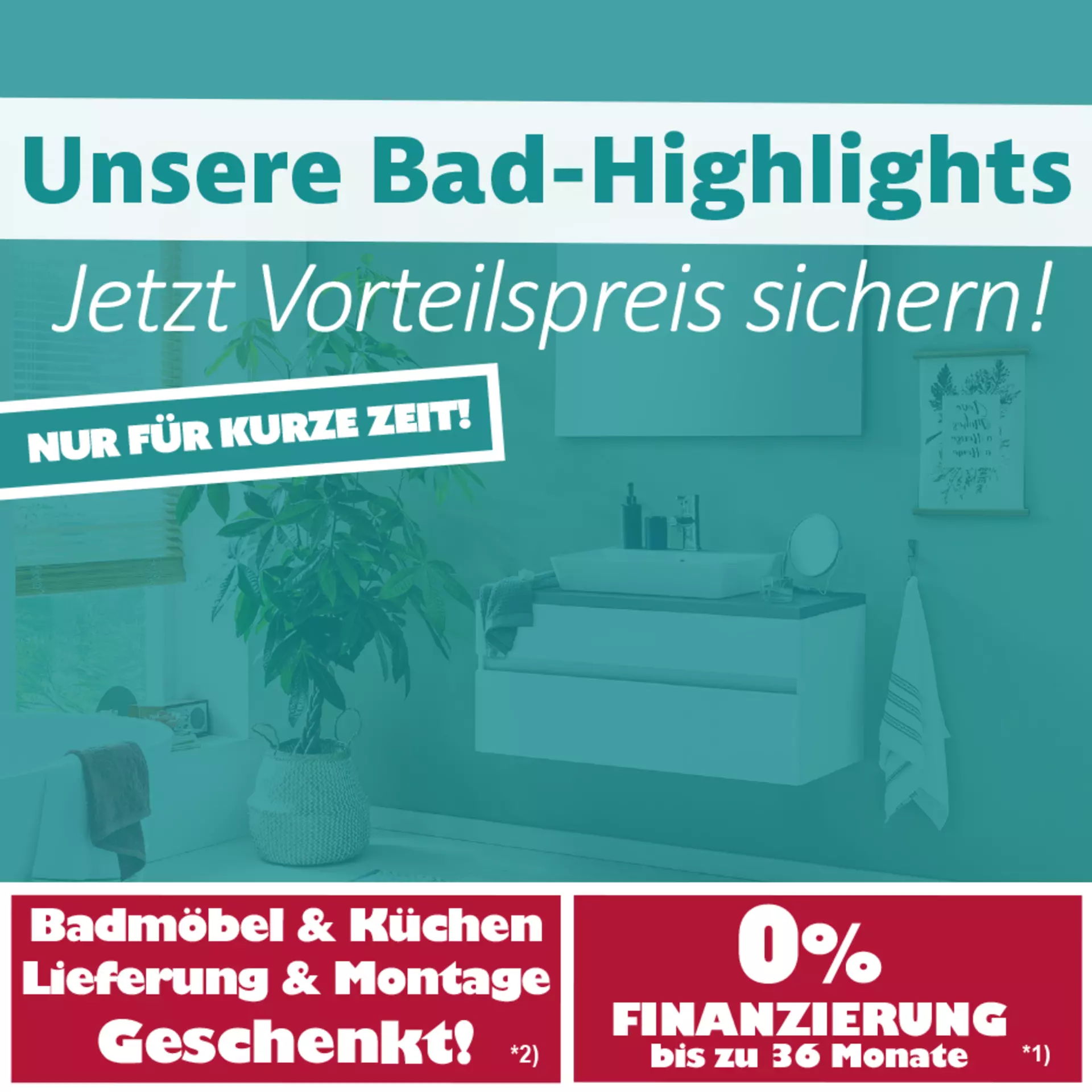 Unsere Bad-Highlights - Jetzt Vorteilspreis sichern! Nur für kurze Zeit bei Innovation in Günzburg