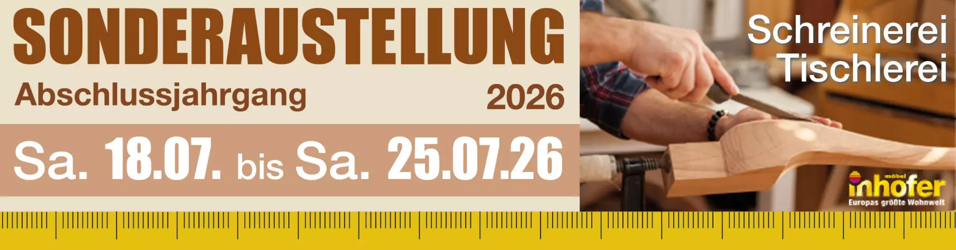 Faszination Schreinerhandwerk: Die Gesellenstücke-Ausstellung