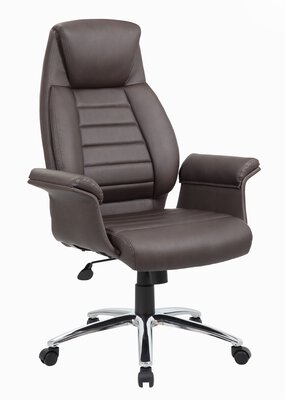 Bild von Chefsessel Textil braun CELECT