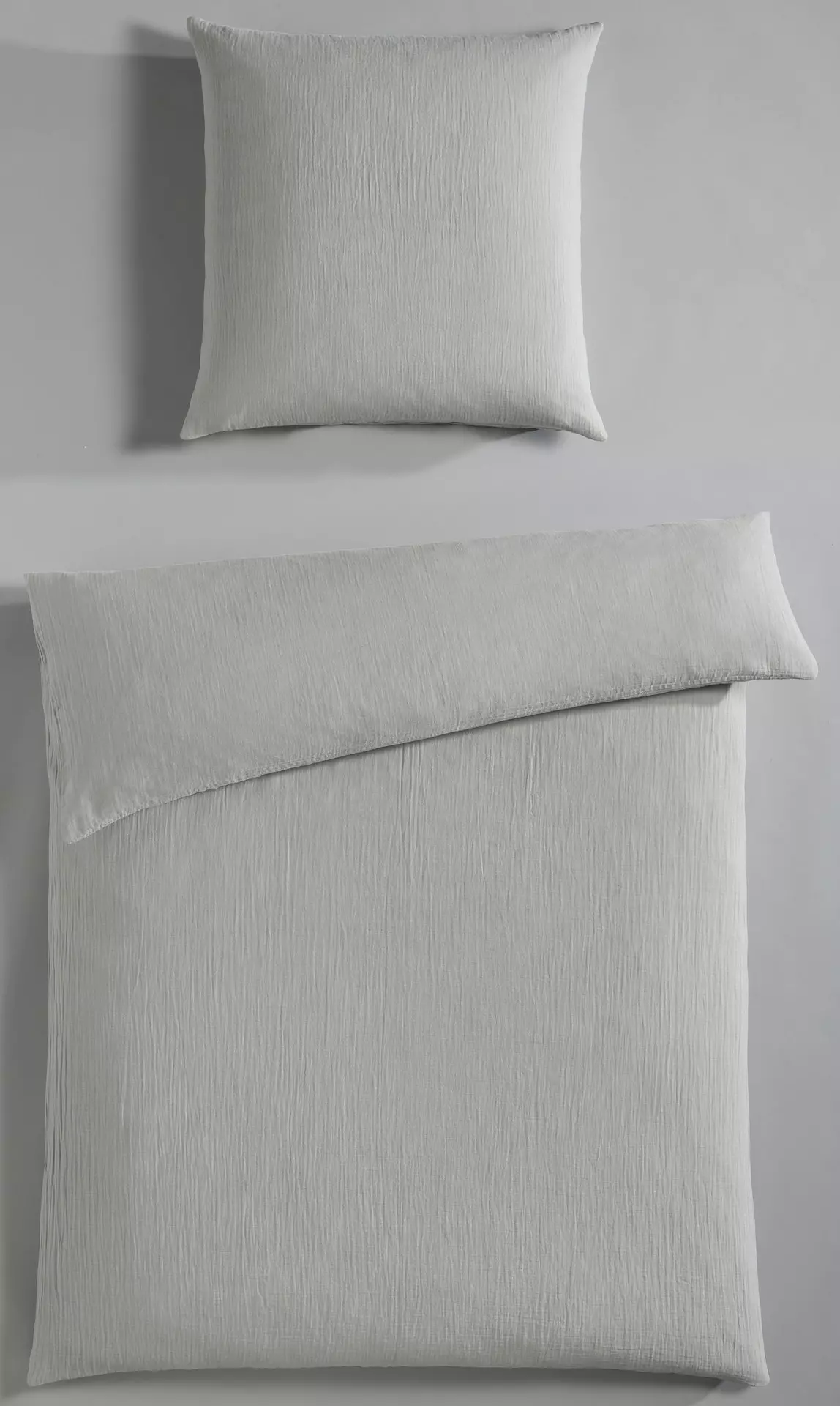 Musselin Bettwäsche Musselin Uni Casa Nova Textil 135 x 200 cm