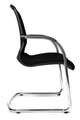 2. Bild von Besucherstuhl Textil schwarz Topstar
