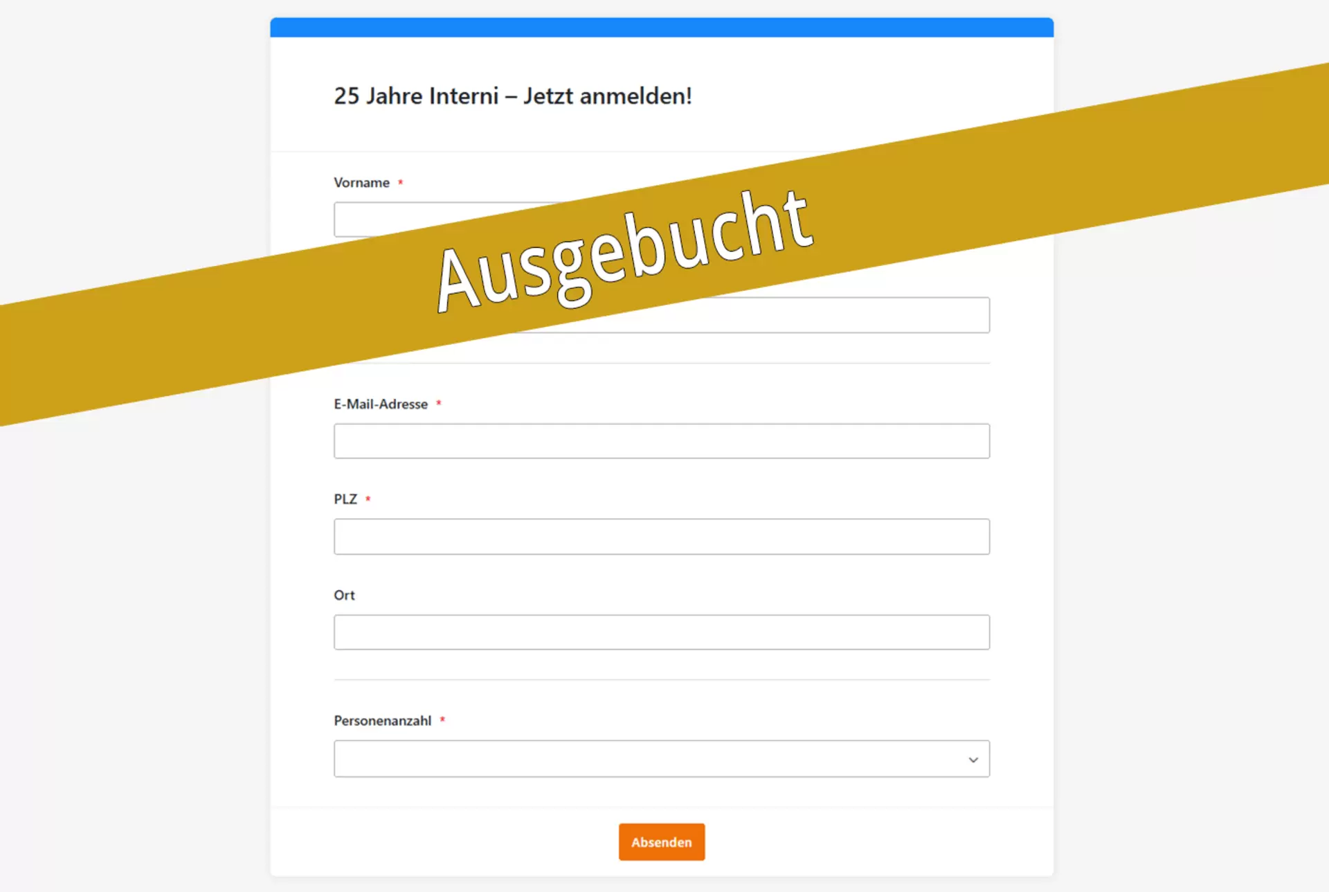 Bitte nicht mehr anmelden. Die Veranstaltung ist ausgebucht