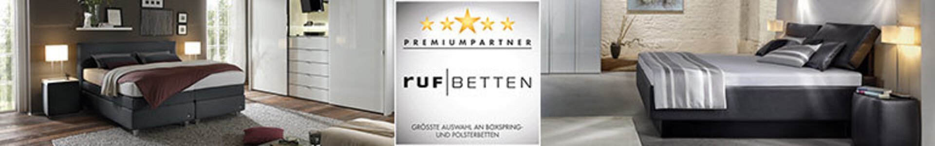 Bannerbild der Premiumpartner-Marke ruf Betten