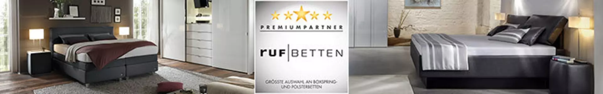 Bannerbild der Premiumpartner-Marke ruf Betten