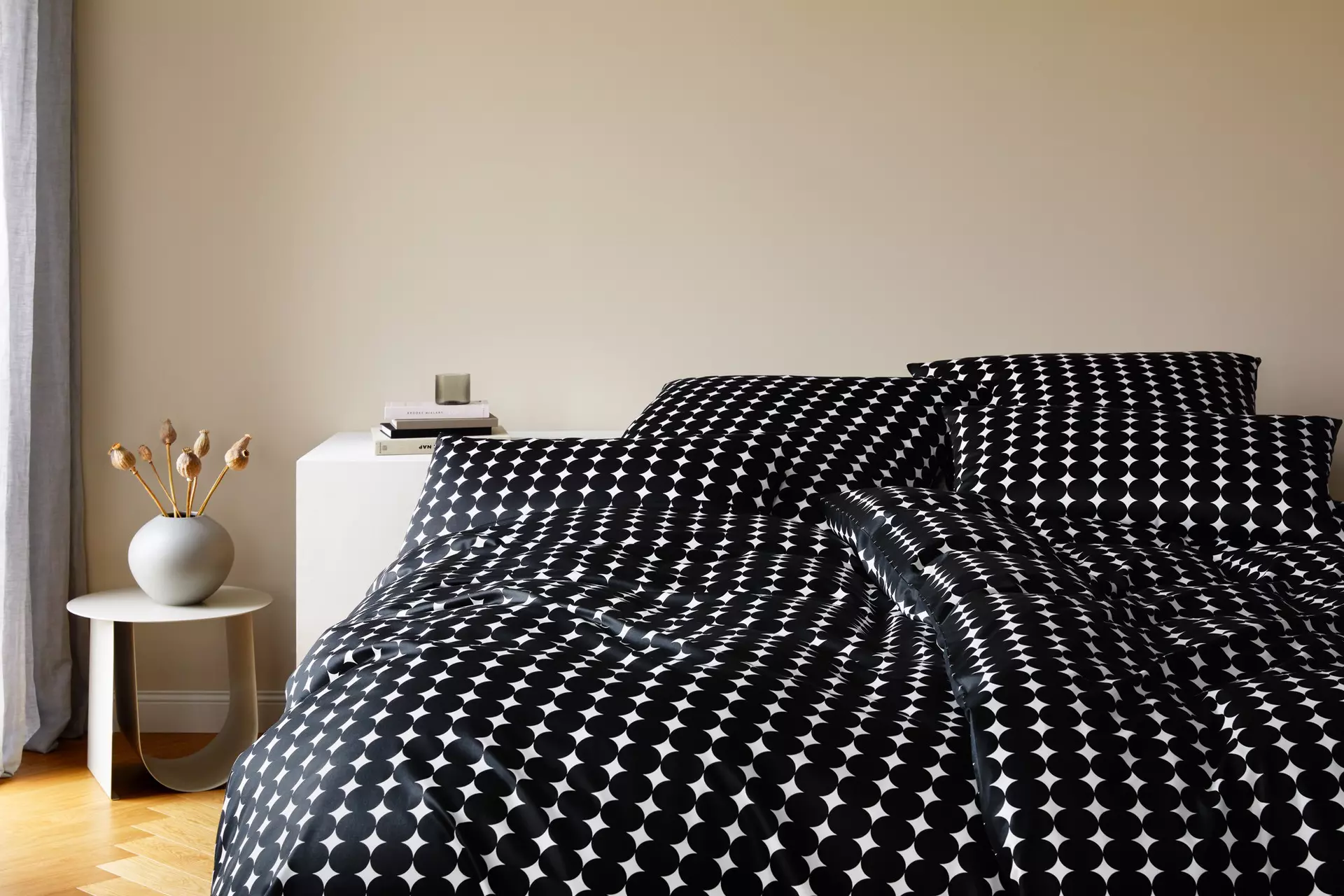 Satin-Bettwäsche Bubbles Elegante Textil 135 x 200 cm