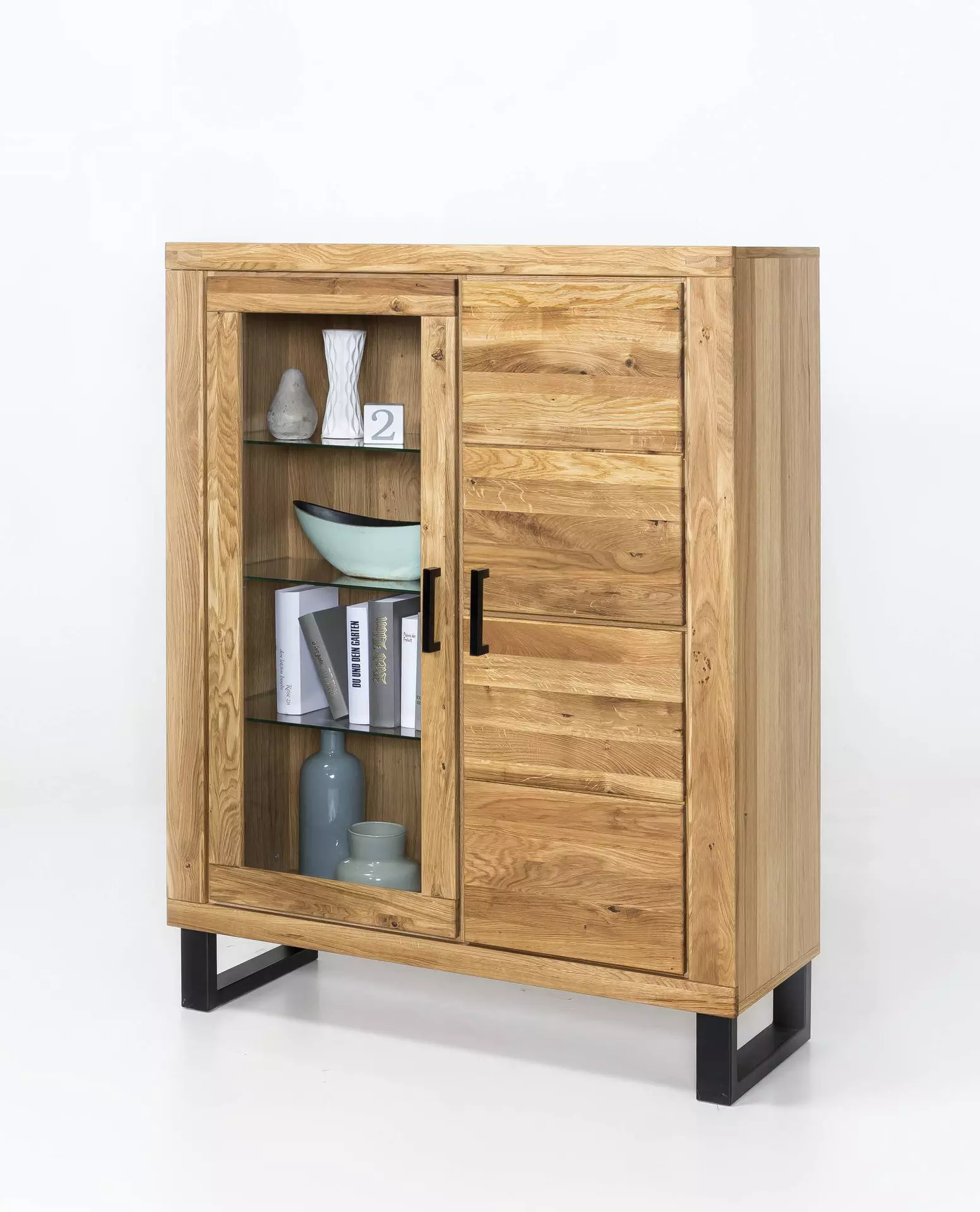 Vitrine Tina Dinett Holz 40 x 140 x 110 cm