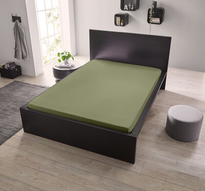 3. Bild von Biber-Spannbettuch Dormisette grün