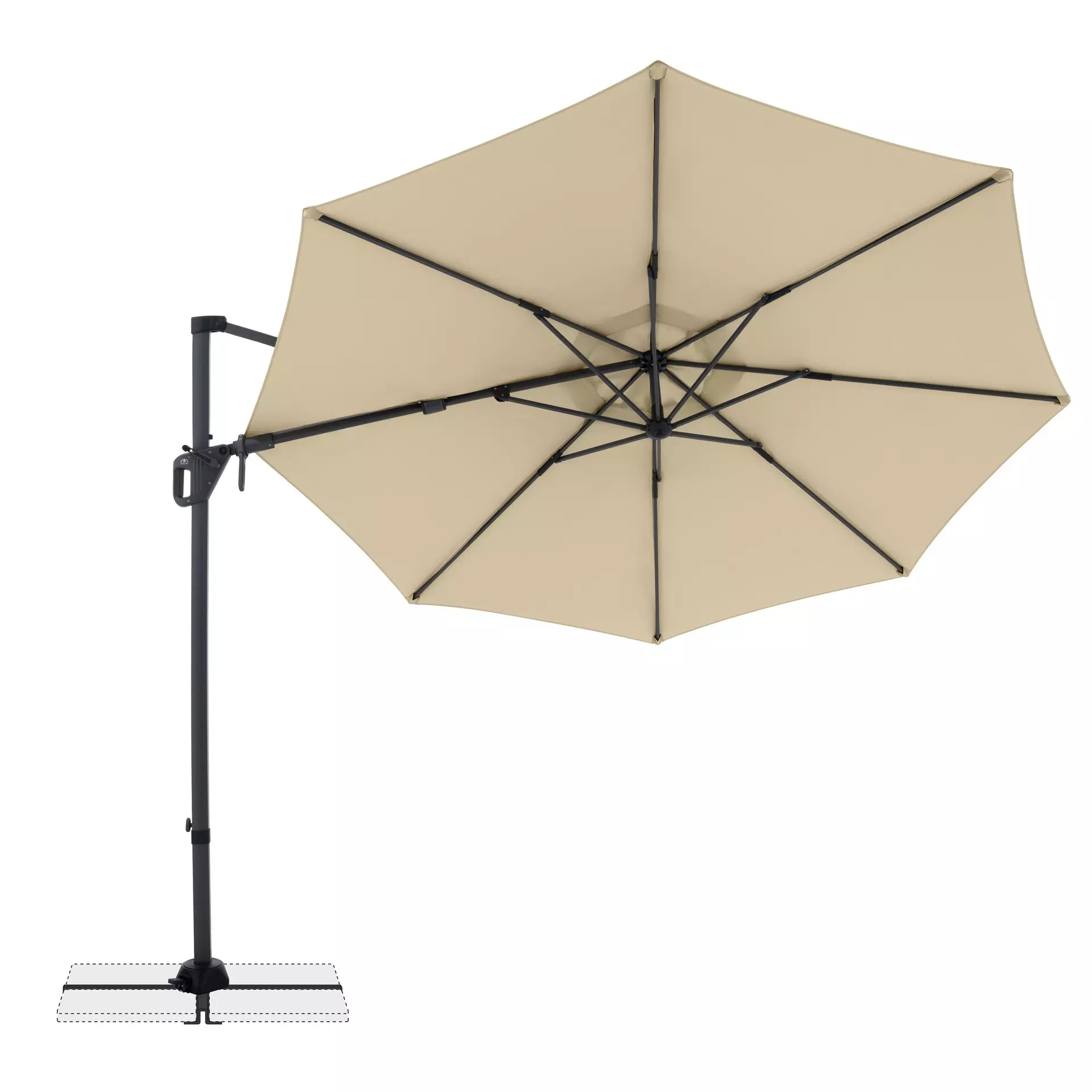 Sonnenschirm Life Side Doppler Textil 36 x 16 x 192 cm