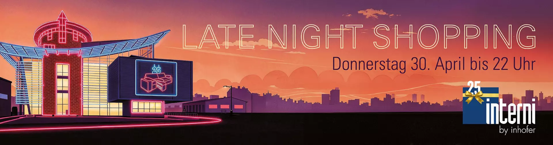 Late Night Shopping bei Interni - am 30. April bis 22 Uhr